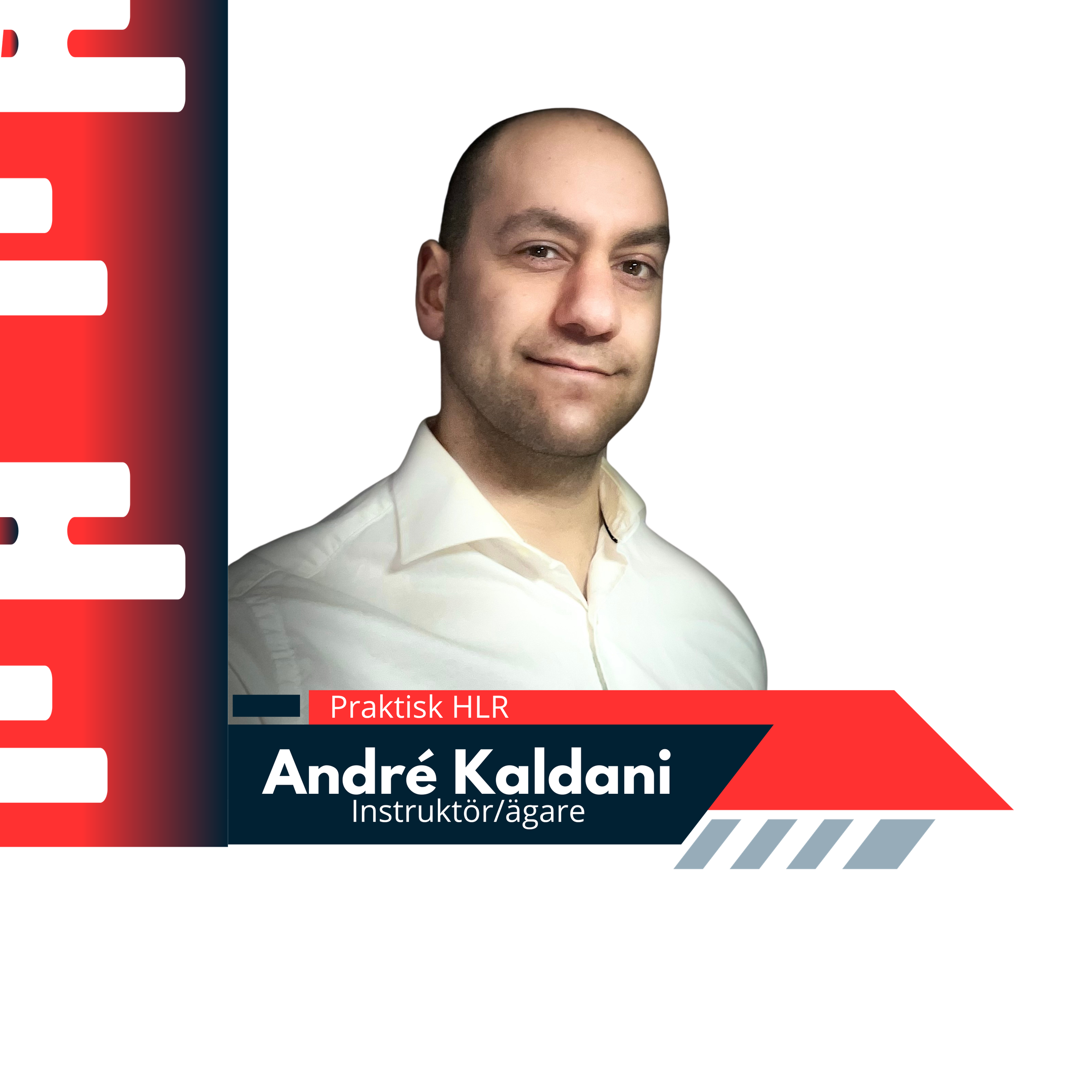  André Kaldani, ägare och instruktör på Praktisk HLR